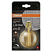 Osram LED-Lampe Vintage Edition 1906 Globe-Form E27 (Durchmesser: 9,5 cm, E27, Dimmbar, Warmweiß, 470 lm, 5,9 W) | BAUHAUS