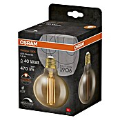 Osram LED-Lampe Vintage Edition 1906 Globe-Form E27 (Durchmesser: 9,5 cm, E27, Dimmbar, Warmweiß, 470 lm, 5,9 W) | BAUHAUS