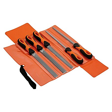 Bahco Feilen-Set 1-478-08-1-2 (5 -tlg., Geeignet für: Feilen/Raspeln, Hieb: 2/Mittel)