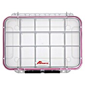 Wasserdichter Koffer MAXGRIP 3 - 15 Fächer (L x B x H: 175 x 115 x 47 mm, Mit Unterteilungen, Transparent, Kunststoff) | BAUHAUS