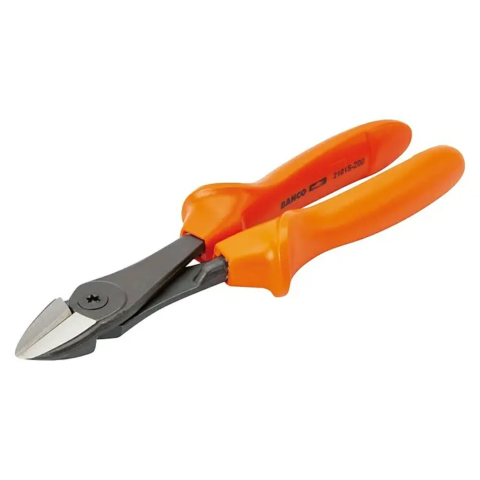 Bahco Seitenschneider 2101S-140 - Länge: 170 mm - Isoliertes Seitenschneider-Werkzeug von BAHCO, ideal für präzise Schnitte in elektrischen Anwendungen. Robuste Bauweise für Langlebigkeit.