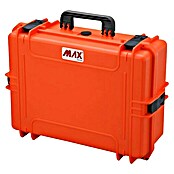 Wasserdichter Koffer MAX505 (L x B x H: 555 x 428 x 211 mm, Kunststoff, Mit Würfelschaumstoffeinlage, Orange) | BAUHAUS