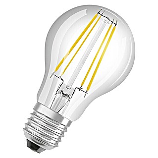 Ledvance LED-Lampe Glühlampenform E27 klar (E27, Nicht Dimmbar, Warmweiß, 525 lm, 2,5 W)