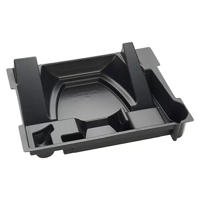 Bosch Professional Aufbewahrungseinlage L-Boxx 238 - GKS 65 GCE, 104 x 400 x 310 mm - Schwarzer Kunststoff-Werkzeugeinsatz mit geformten Fächern für ein L-BOXX 238 System.