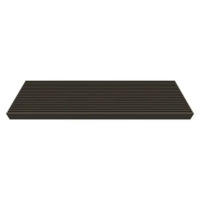 Dolle Außentreppe Gardentop - Trimaxstufen, Dunkelbraun, Feuerverzinkte Geländerstäbe, Breite: 100 cm, Anzahl Stufen: 3 Stk., Geschosshöhe: 54 cm - 66 cm - Ein braunes WPC-Terrassendiele, das sich ideal für stilvolle Außenbereiche eignet. Seine gerillte Oberfläche bietet Rutschfestigkeit und einfache Pflege.