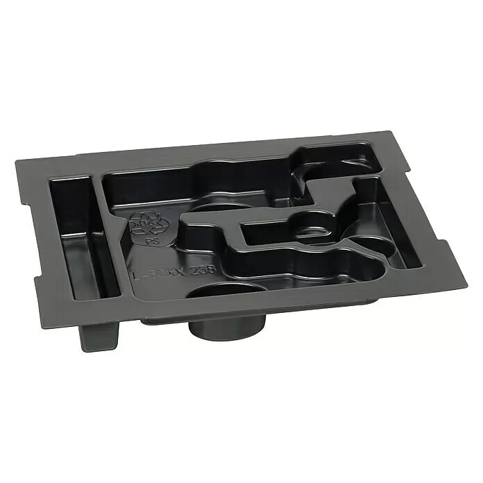Bosch Professional Aufbewahrungseinlage L-Boxx 238 - GKF 600, 67 x 397 x 309 mm - Diagonale Ansicht