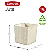 Curver Aufbewahrungsbox Jute (L x B x H: 28 x 28 x 27 cm, Kunststoff, Creme) | BAUHAUS