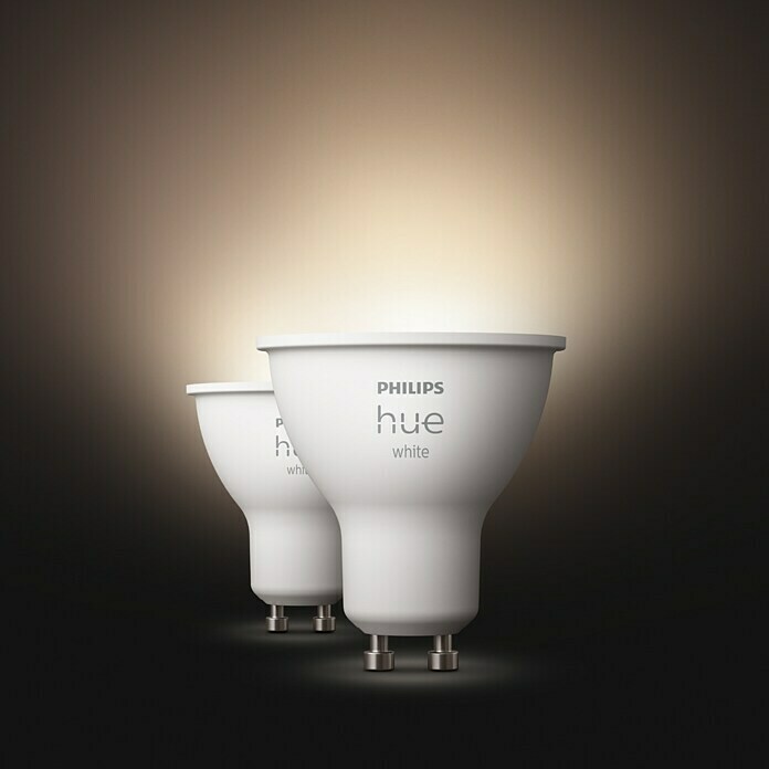 Philips Hue Set LED žarulja (GU10, 5,2 W, Topla bijela, Može se prigušiti, 2 kom)
