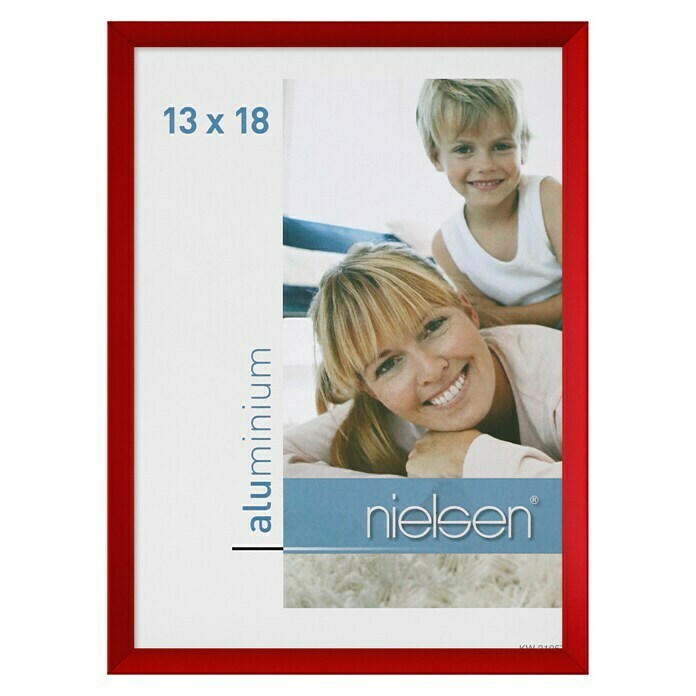 Nielsen Bilderrahmen Pixel (Tornadorot, 13 x 18 cm, Aluminium)