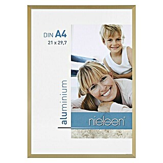 Nielsen Alurahmen Pixel (21 x 29,7 cm, Gold)