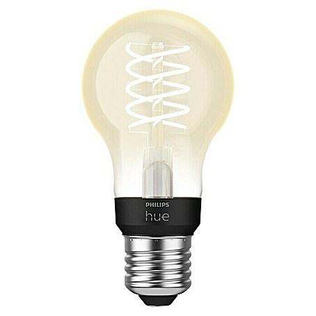 Philips Hue LED-Lampe Smart Vintage E27 (E27, Dimmbar, 550 lm, 7 W, Lampenbezeichnung: A60)
