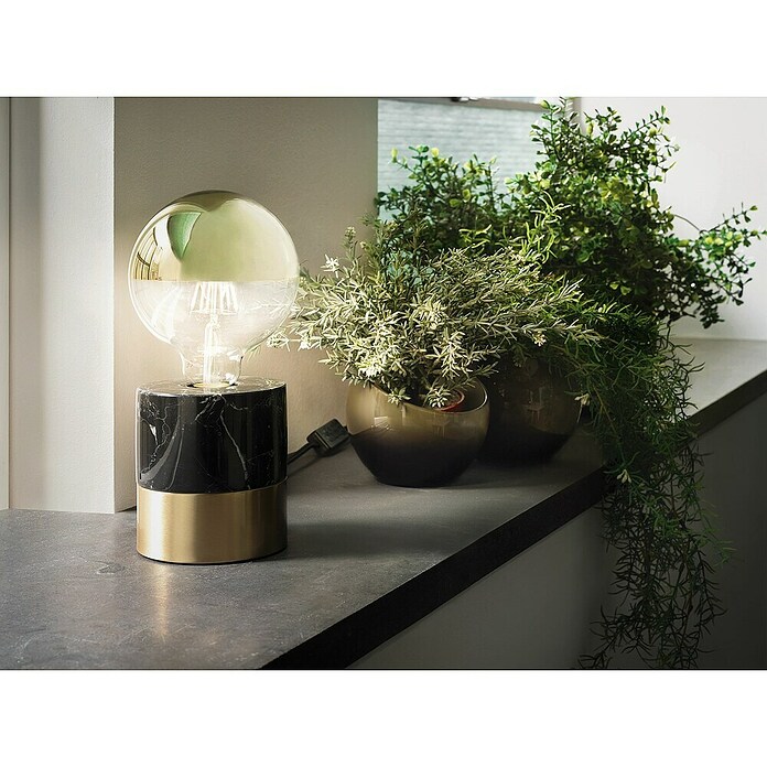 Paulmann Bombilla LED (E27, Blanco cálido, Claro / Oro, G95, Brillante)
