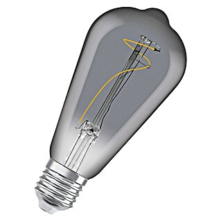 Osram LED svetlobni vir Vintage Edition 1906 v obliki žarnice E27 (E27, Ni mogoče zatemniti, Toplo bela, 100 lm, 3,5 W, Smoke)