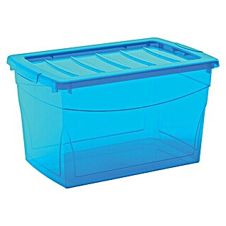 Keter Omnibox Aufbewahrungsbox M (L x B x H: 47 x 27,5 x 30 cm, Plastik, Blau)