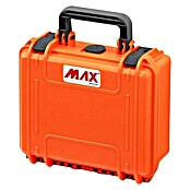 Wasserdichter Koffer MAX235 (L x B x H: 258 x 243 x 118 mm, Kunststoff, Mit Würfelschaumstoffeinlage, Orange) | BAUHAUS