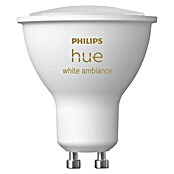 Philips Hue LED-Leuchtmittel White Ambiance (GU10, 5 W, Einstellbare Farbtemperatur, Dimmbar, 1 Stk.)