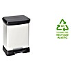 Keter Treteimer Deco Bin Metallics Duo (30 l, Metall, Schwarz/Silber) | BAUHAUS