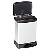 Keter Treteimer Deco Bin Metallics Duo (30 l, Metall, Schwarz/Silber) | BAUHAUS