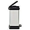 Keter Treteimer Deco Bin Metallics Duo (30 l, Metall, Schwarz/Silber) | BAUHAUS