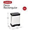 Keter Treteimer Deco Bin Metallics Duo (30 l, Metall, Schwarz/Silber) | BAUHAUS