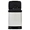 Keter Treteimer Deco Bin Metallics Duo (30 l, Metall, Schwarz/Silber) | BAUHAUS
