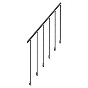 Dolle Außentreppe Gardentop Trimax (Breite: 100 cm, 6 Stufen, Farbe Stufen: Anthrazit, Geschosshöhe: 108 - 132 cm)