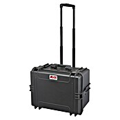 Wasserdichter Koffer MAX505TR (L x B x H: 555 x 437 x 326 mm, Ohne Schaumstoffeinlage, Ausziehbarer Trolley, Schwarz, Kunststoff) | BAUHAUS