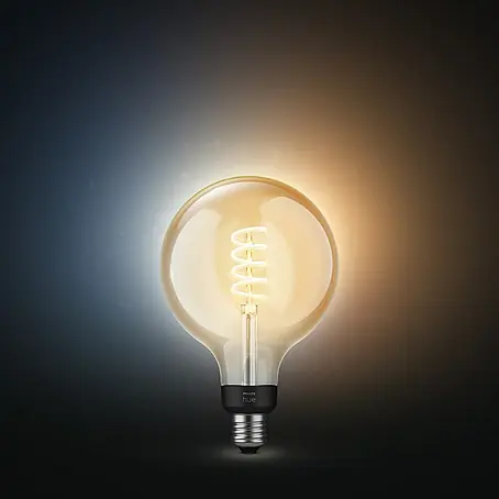 Philips Hue Smart-LED-Lampe White Ambiance Filament