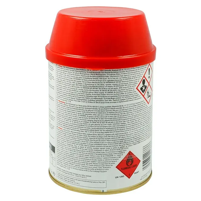 International Hartantifouling VC Offshore EU - Blau, 750 ml - Farbdose mit rotem Deckel und Gefahrenhinweisen.