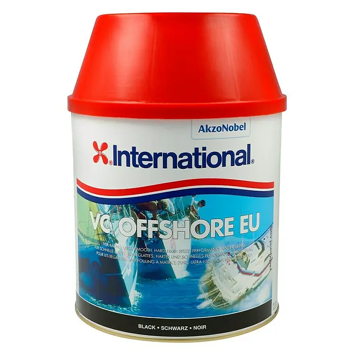International Hartantifouling VC Offshore EU - Schwarz, 2 l - Ein Eimer VC Offshore EU Antifouling-Farbe von International AkzoNobel. Für Racing, ultra glatt und hohe Geschwindigkeit Performance.