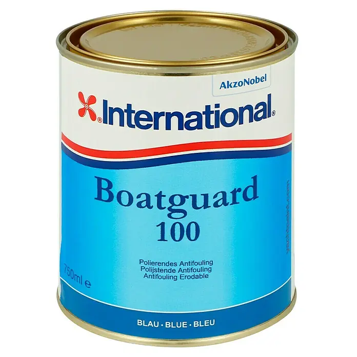 International Selbstpolierendes Antifouling Boatguard 100 - Blau, 750 ml - Dose International Boatguard 100 Antifouling in Blau.