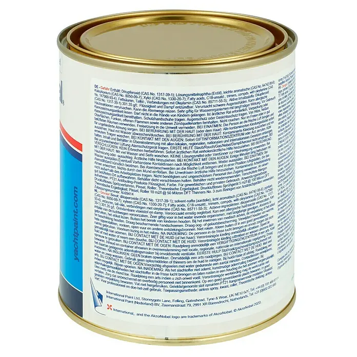 International Selbstpolierendes Antifouling Boatguard 100 - Marineblau, 750 ml - Dose International Yachtpaint.