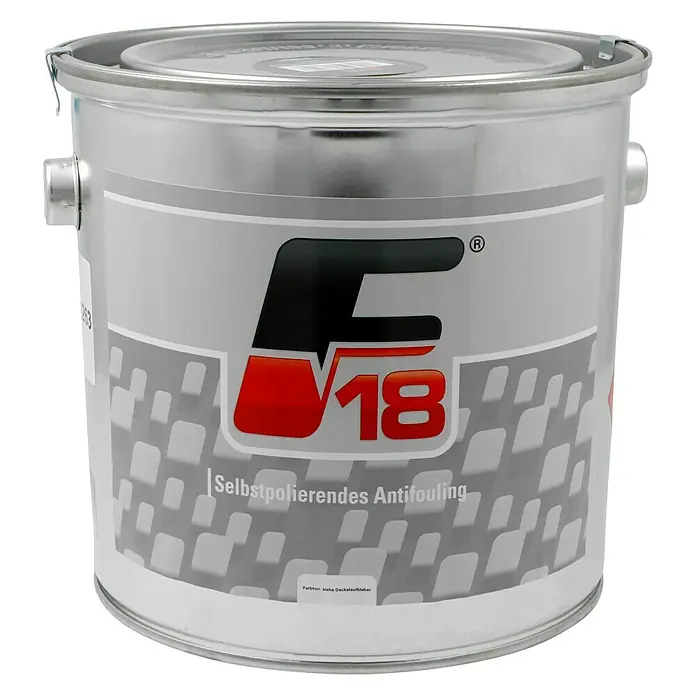 F18 Selbstpolierendes Antifouling SP - Schwarz, 2,5 l - Dose mit selbstpolierendem Antifouling-Anstrich F-V18 für Boote und Schiffe.