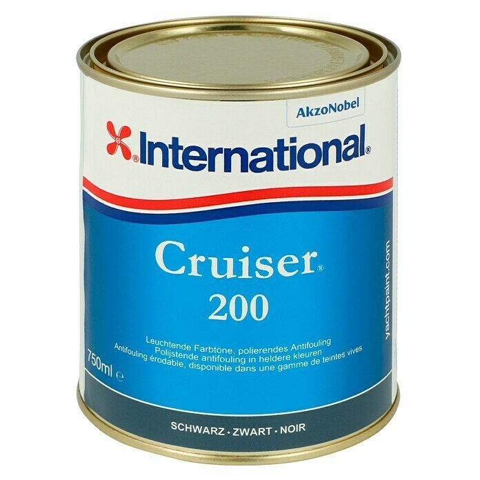 International Selbstpolierendes Antifouling Cruiser 200 (750 ml, Schwarz) | BAUHAUS