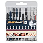 Craftomat Juego de hojas de sierra de calar (10 pzs., Vástago en T) | BAUHAUS