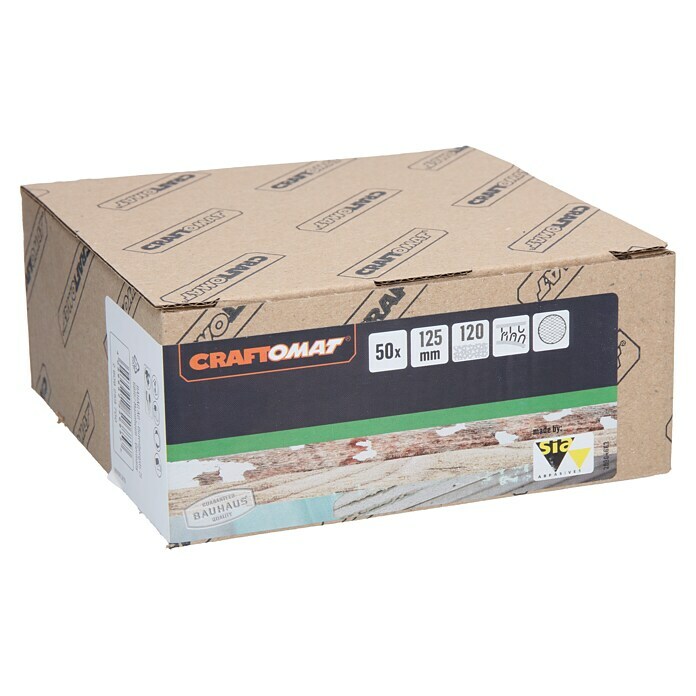 Craftomat Brusilna mreža C 7009  (Premer: 125 mm, Zrnavost: 120, 1 kos) | 2566 - Schleifmittel Exzenterschleifer | BCDC - Zubehör Schleifen | BCD - Maschinenzubehör | BC - Maschinenzubehör | B - Werkz/Masch/Maschzubeh/Auto | BAUHAUS