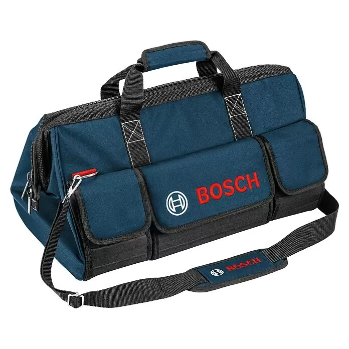 Bosch Professional Werkzeugtasche Gross Professional - B x T x H: 350 x 550 x 350 mm, Polyester - Diagonale Ansicht