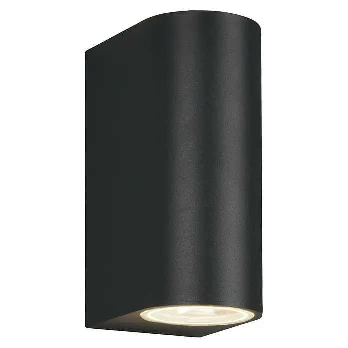 Trio Leuchten Außenwandleuchte ROYA - 35 W, L x B x H: 9,2 x 6,9 x 15 cm, Grau, IP44 - Schwarze Wandleuchte, ideal zur Beleuchtung von Außenbereichen. Das Licht wird nach unten abgestrahlt und bietet stilvolle Beleuchtung.
