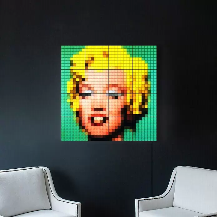 Twinkly LED-Panel-Set Squares RGB Starterset - RGB - Stimmungsaufnahme