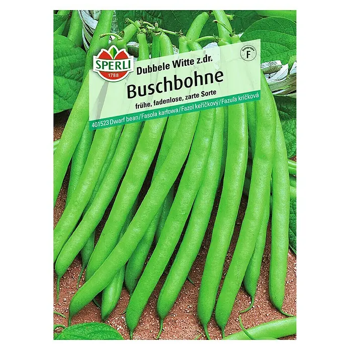 Sperli Gemüsesamen Buschbohnen Dubbele Witte