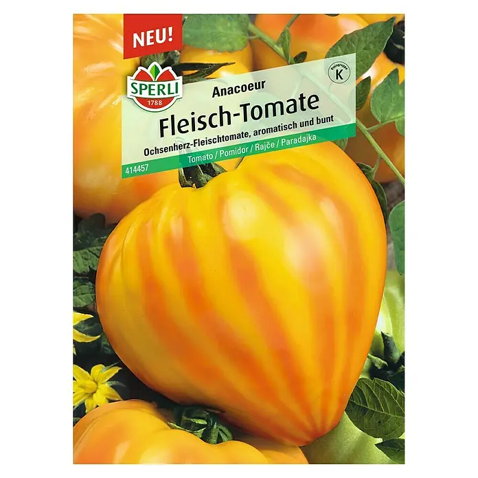 Sperli Gemüsesamen Fleischtomaten Ochsenherz bunt