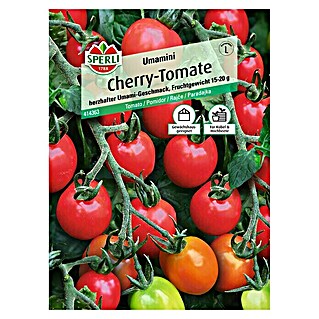 Sperli Gemüsesamen Cherrytomate Umamini (Solanum lycopersicum, Erntezeit: Juli)