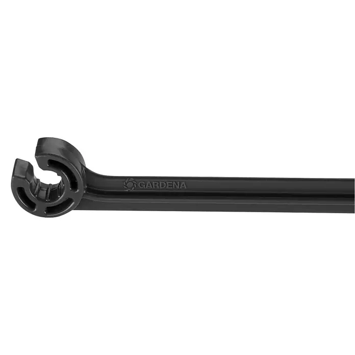 Gardena Micro-Drip Rohrhalter - 15 Stk., Größe Anschluss: ³⁄₁₆″ - Gardena Micro-Drip-System Rohrhalter zur sicheren Fixierung von Tropfrohren im Garten. Robust und einfach zu installieren für optimale Bewässerung.