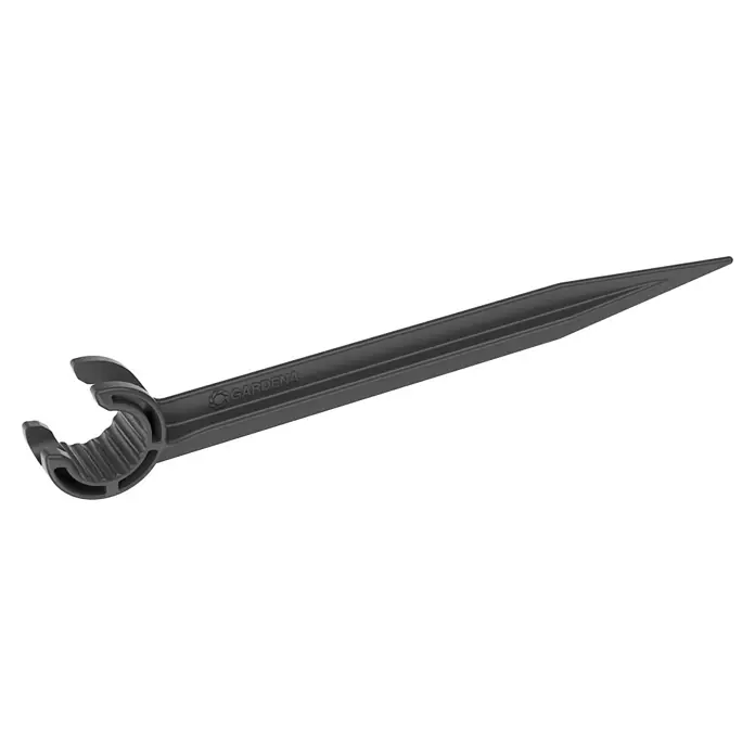 Gardena Micro-Drip Rohrhalter - Größe Anschluss: ½″, 10 Stk. - Gardena Micro-Drip-System Rohrhalter zur Fixierung von Verlegerohren im Gartenboden. Praktisches Zubehör für die Bewässerung.
