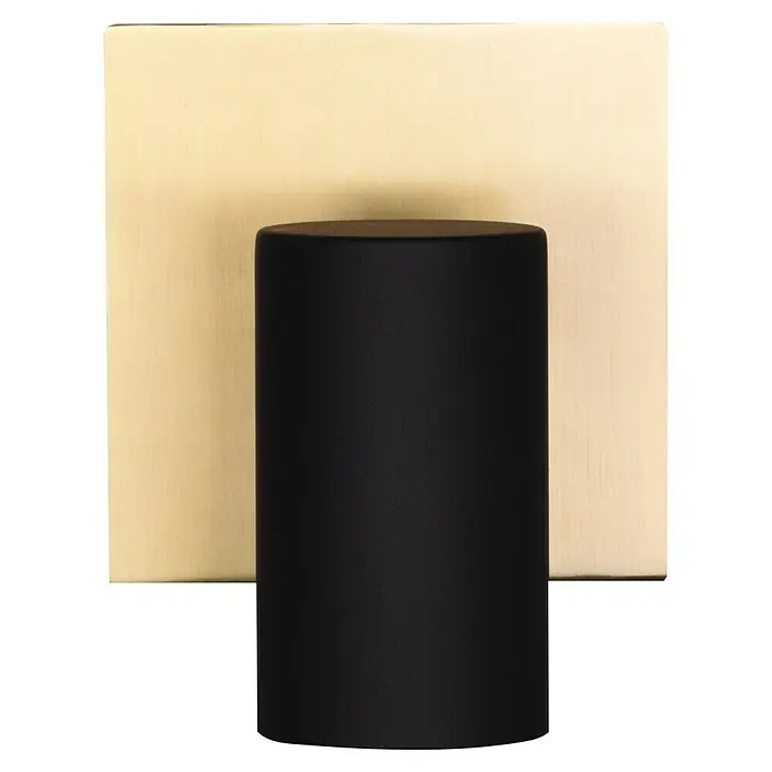Trio Lighting Marley Foco de pared - 25 W, L x An x Al: 12 x 12 x 15 cm, Dorado/Negro, GU10 - Elegante lámpara de pared en oro y negro. El diseño es minimalista y moderno, ideal para interiores elegantes.