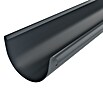 DACHRINNE-HALBRUND  RG 75mm 3m ANTHRAZIT
