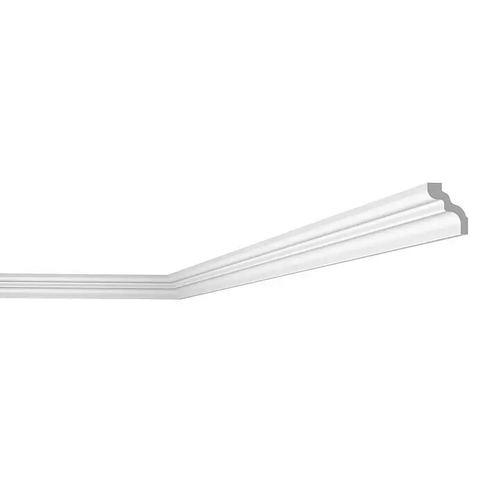 Nmc Decoflair Zierprofil Deckenleiste D13 - 2 Stk., 2 m x 42 mm x 49 mm, Extrudiertes Polystyrol (XPS) - Detailaufnahme