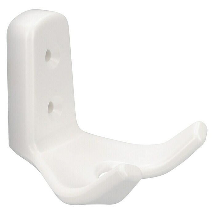 Siro Garderobna kljuka  (Do x Š x V: 62 x 57 x 62 mm, Bela, Plastika) | 1189 - Hut und Mantelhaken | AAEE - Garderoben | AAE - Beschläge | AA - Eisenwaren | A - Eisenwaren | BAUHAUS
