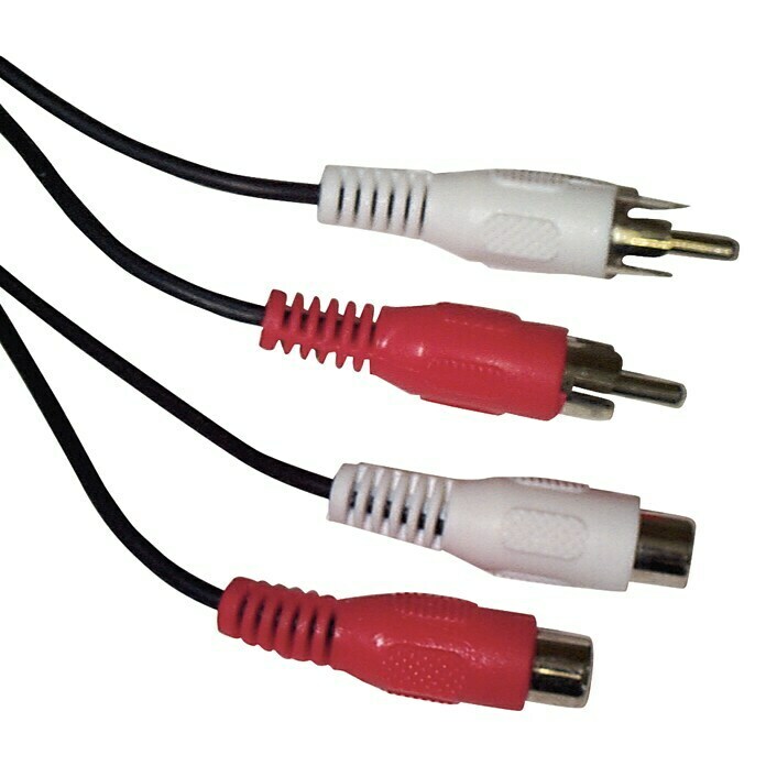 Schwaiger Audio produžni kabel (2 x Cinch adapter, 2 x Cinch utikač, 1,5 m)