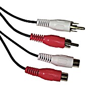 Schwaiger Audio produžni kabel (2 x Cinch adapter, 2 x Cinch utikač, 5 m)